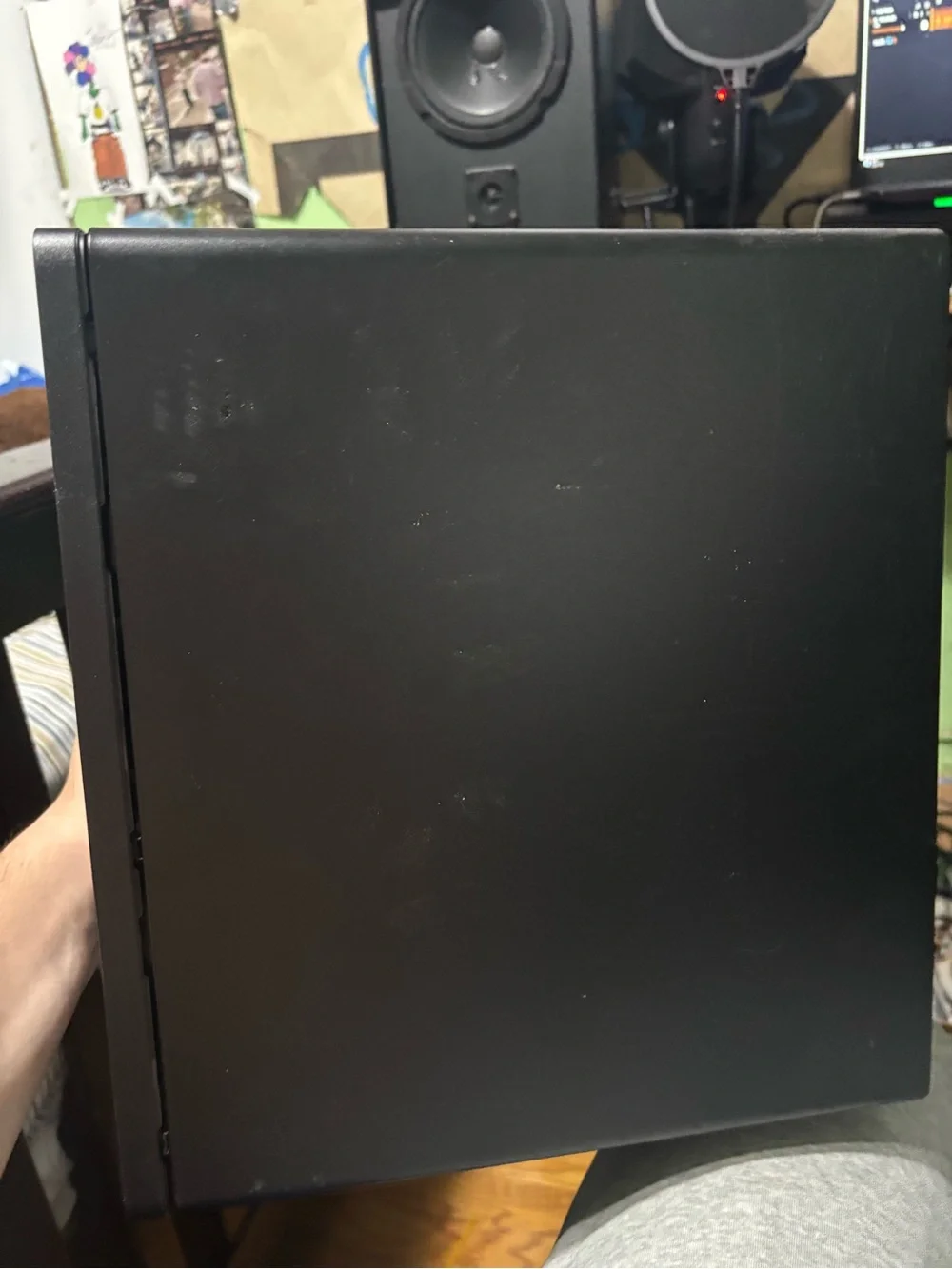 HP Black Desktop Motherboard with CPU Cooler